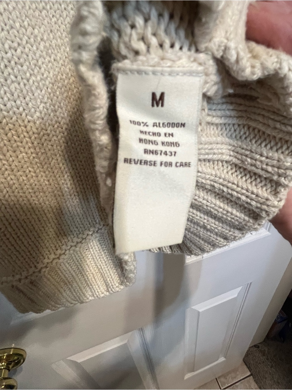 Polo Ralph Lauren Cream American Flag Knit Sweater - Picture 4 of 9
